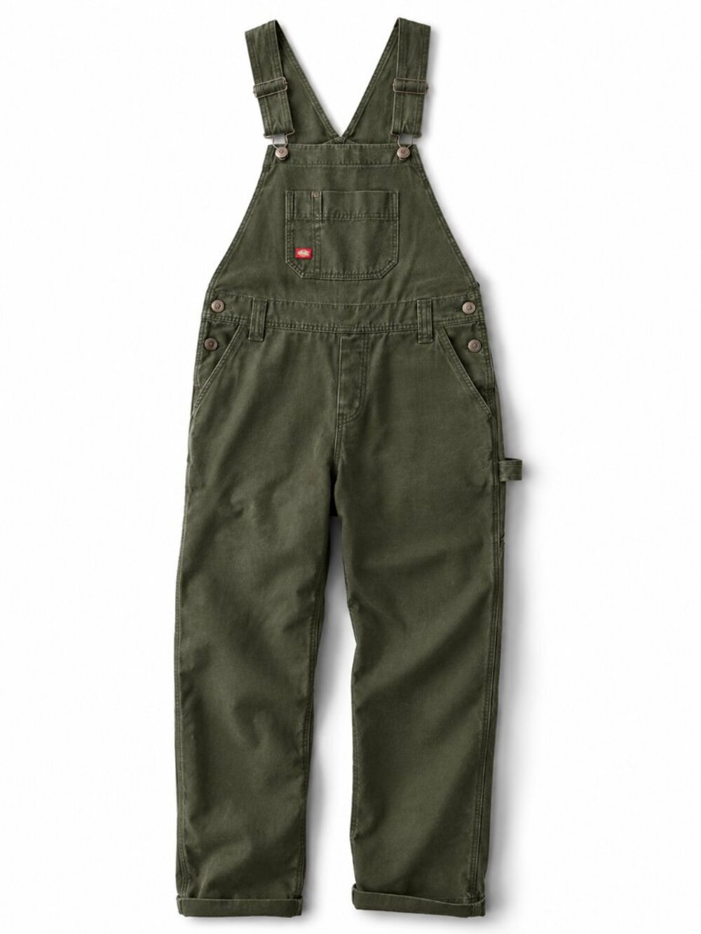 Dickies Bib Relaxed Straight Overall - Women's Rinsed Green Moss